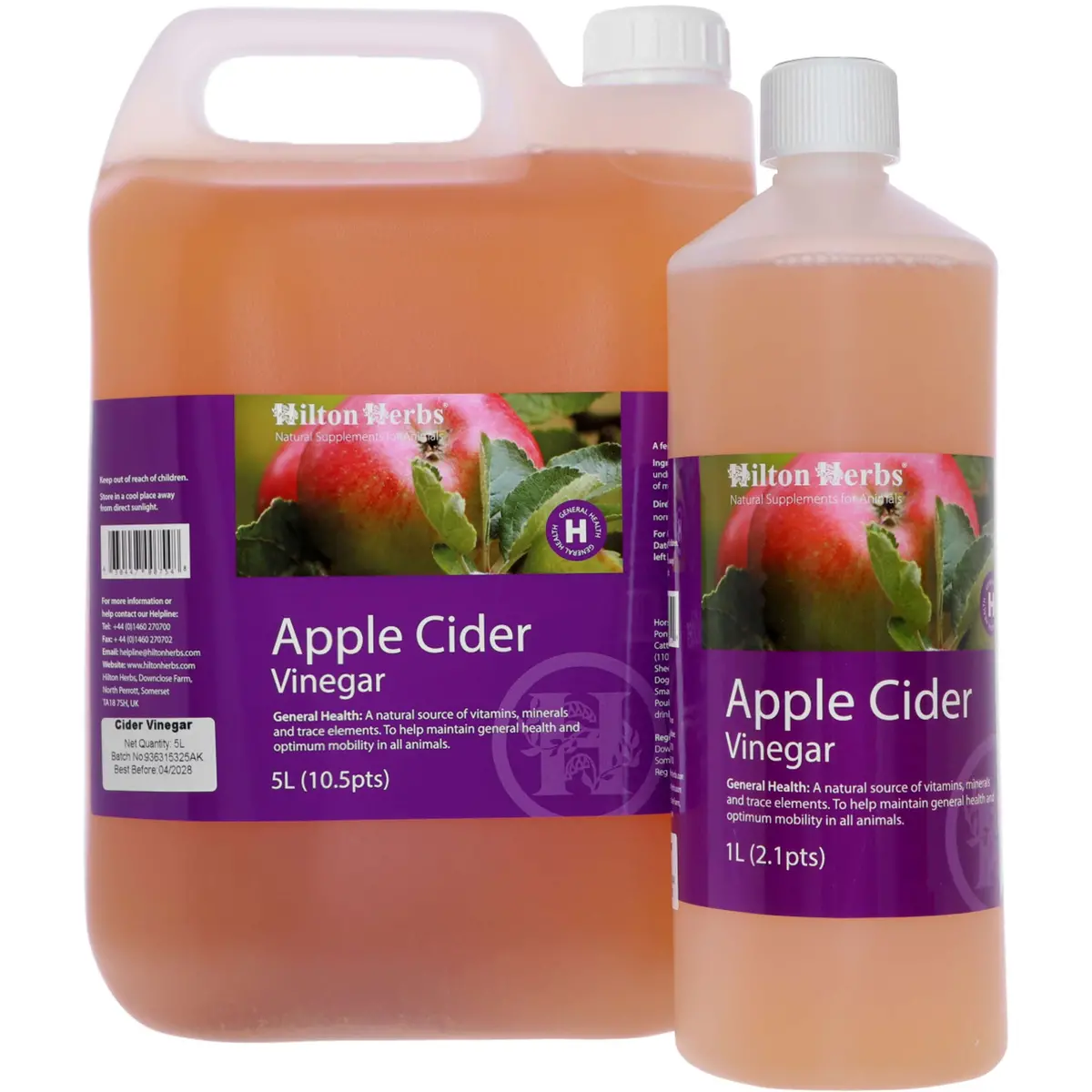 Hilton Herbs Apple Cider Vinegar (Appelazijn) 1