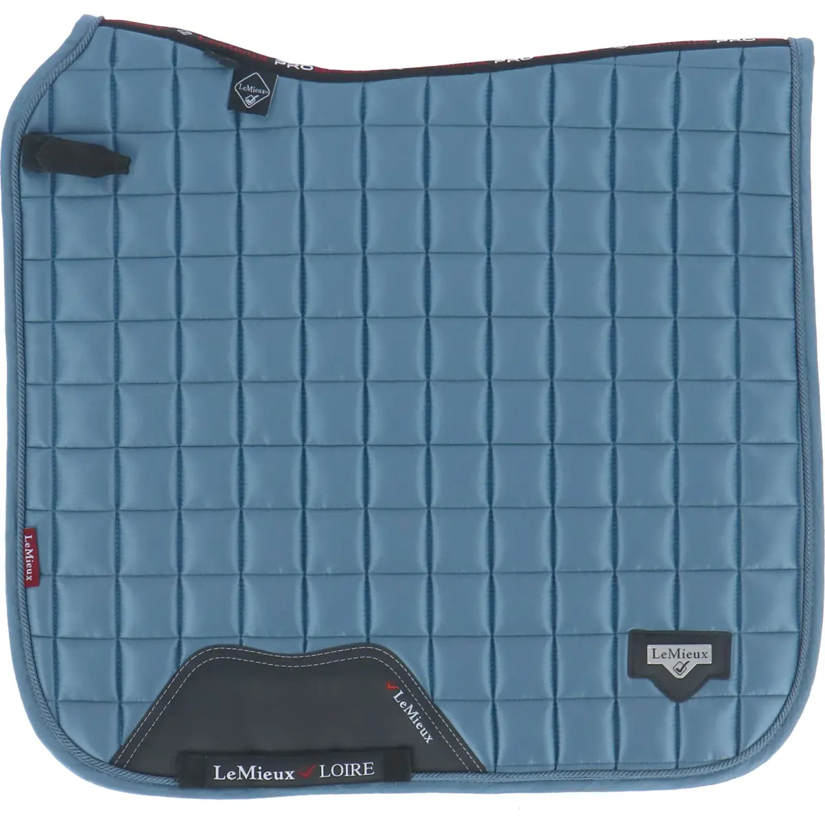 Lemieux Zadeldekje Loire Classic Satin Square Dressuur Ice Blue 1