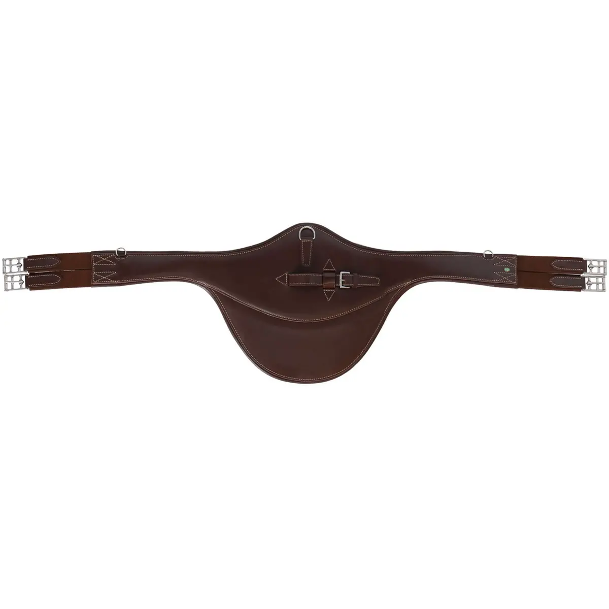 Lj-Leathers Singel Leder Buikflap Licht Bruin 1