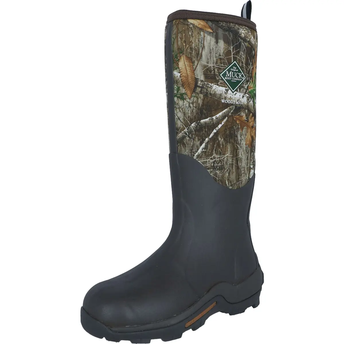Muck Boot Woody Max Orange Lining Brown/Rt Edge 1