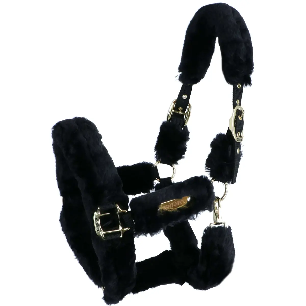 Kentucky Halster Sheepskin Black 1