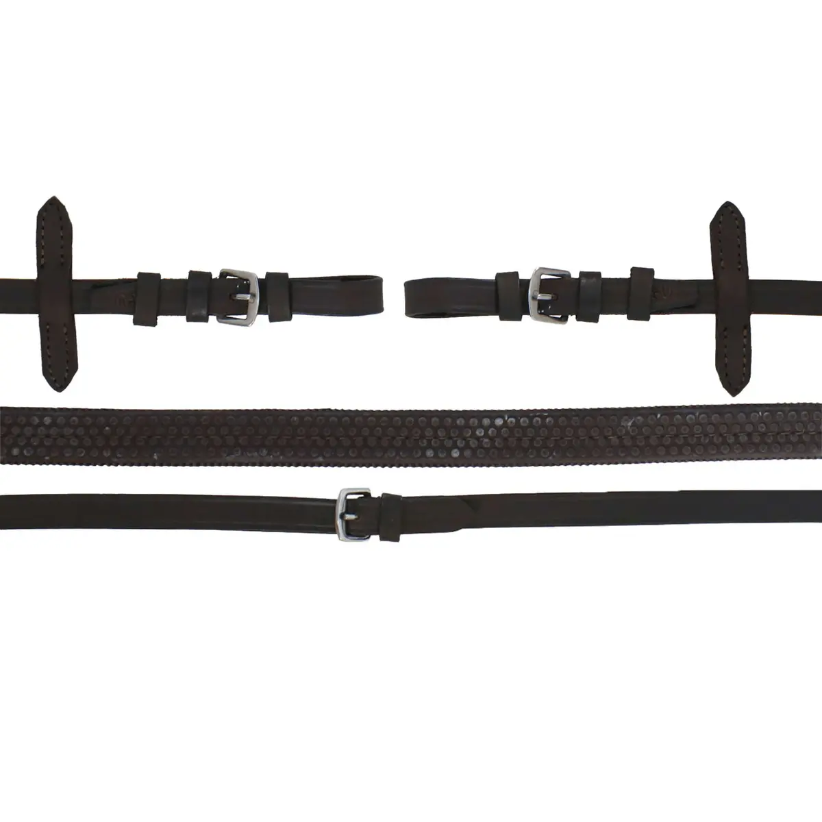 Riding World Teugels Rubber Havanna 1