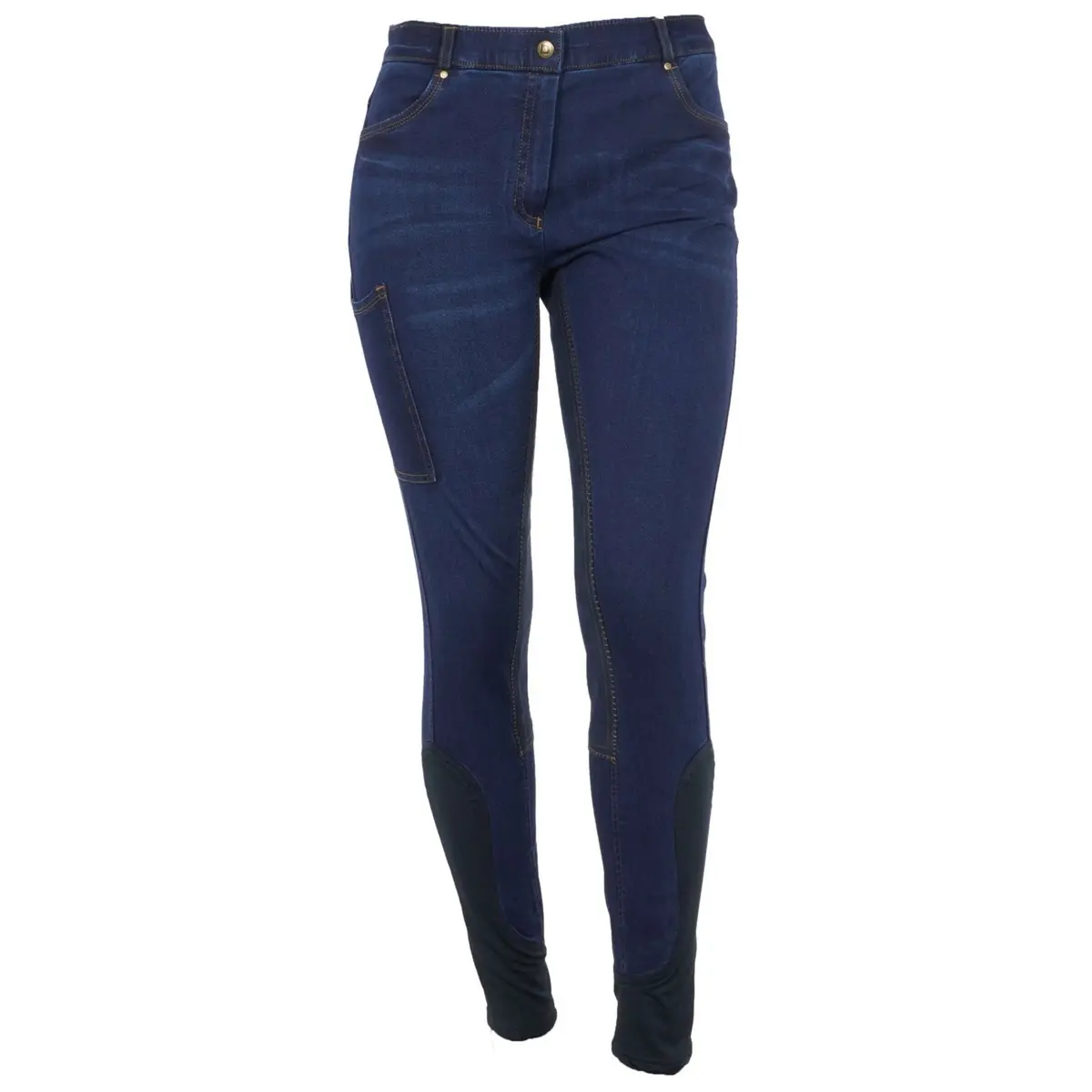 Dublin Rijbroek Shona Full Suede Sheet Blue Denim/Navy 1