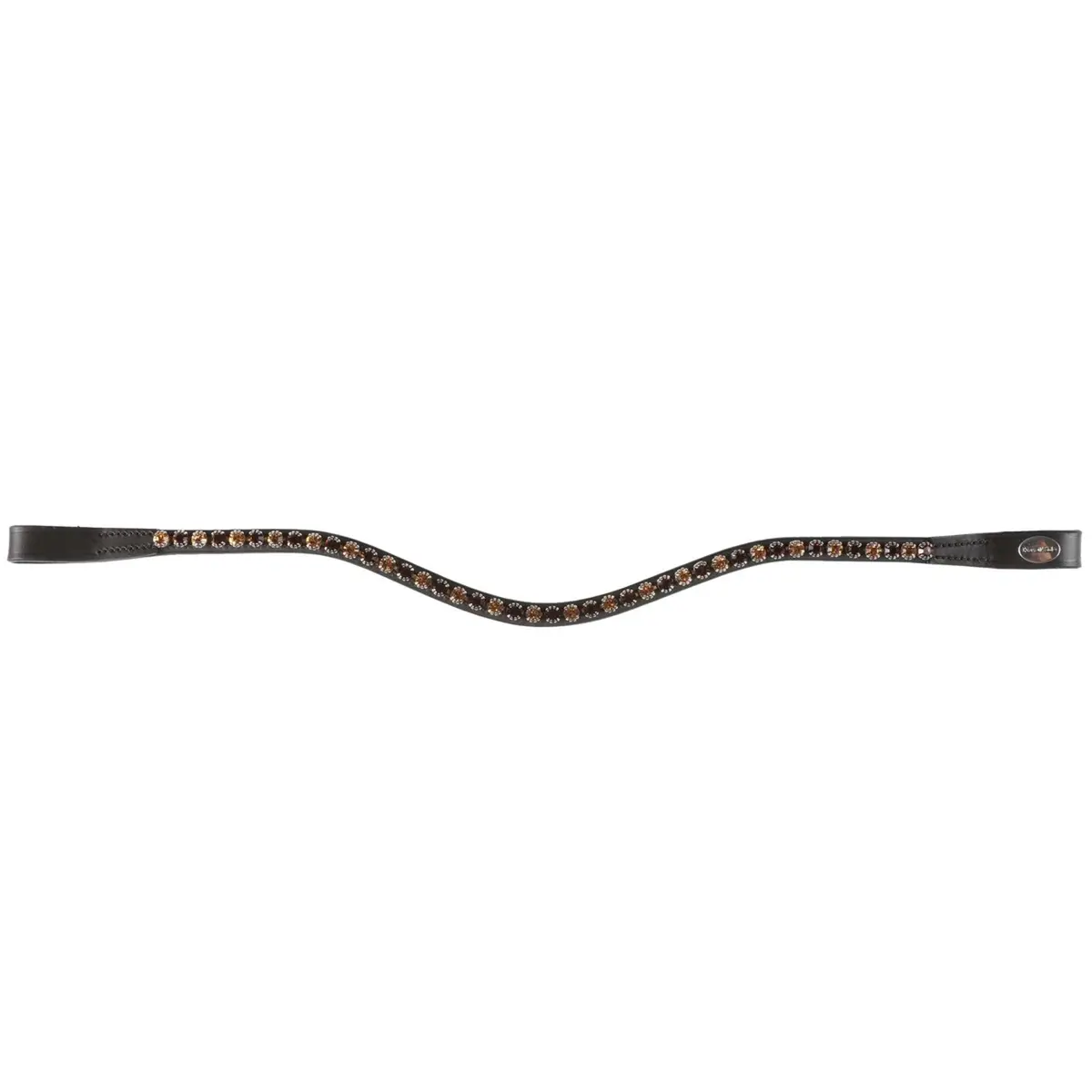 Kavalkade Frontriem Splendid Gebogen Bruin/Bruin 1