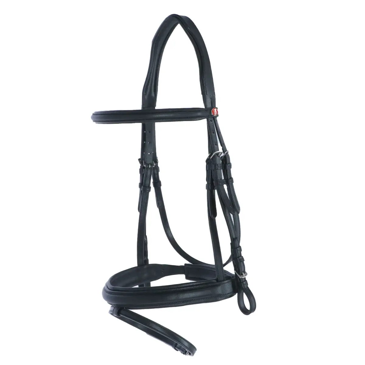 Kieffer Trenshoofdstel Economy Ultrasoft Engels Zwart 1