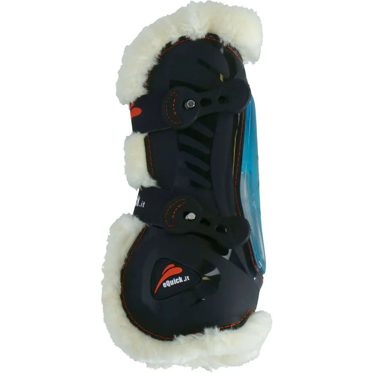 Equick Peesbeschermers Eshock Front Fluffy Zwart 1