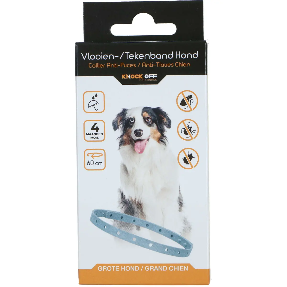 Knock Off Teken En Vlooien Halsband Hond Nl/Fr 1