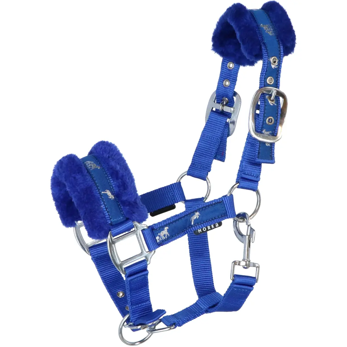 Horka Halster Plush Royal Blue 1