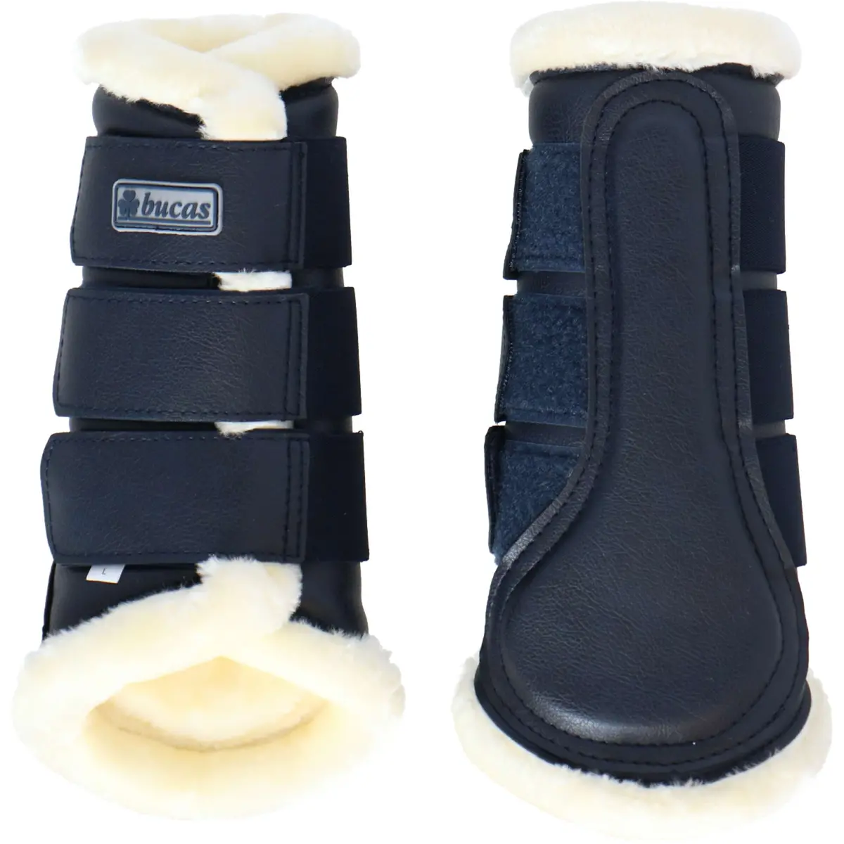 Bucas Brushing Boots Navy 1