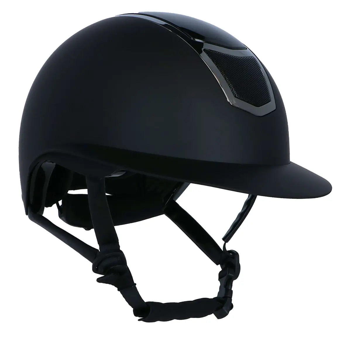 Harry's Horse Veiligheidscap Mont Blanc Glossy Zwart 1