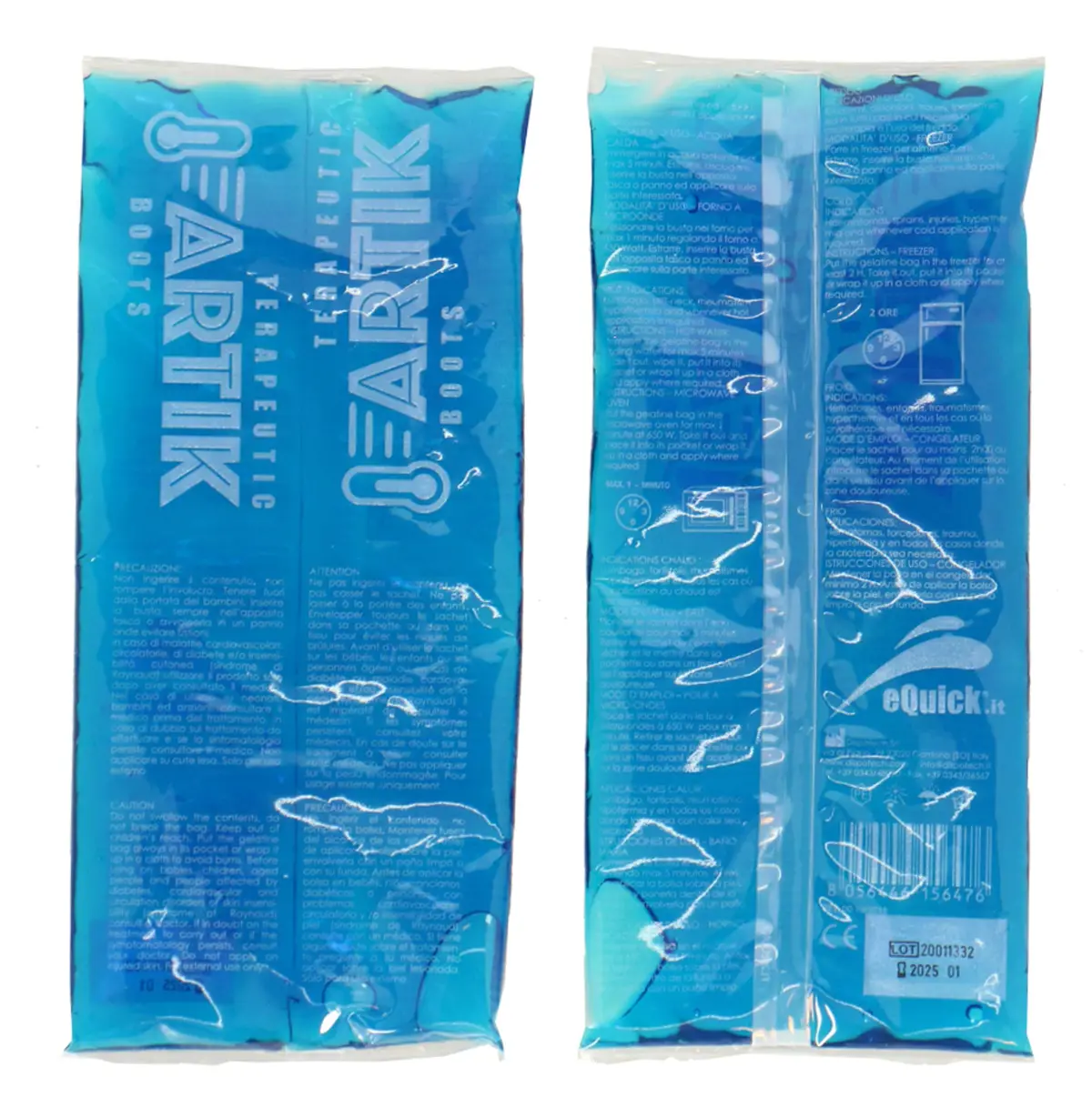 Equick Gel Packs Eartik 2 Stuks 1