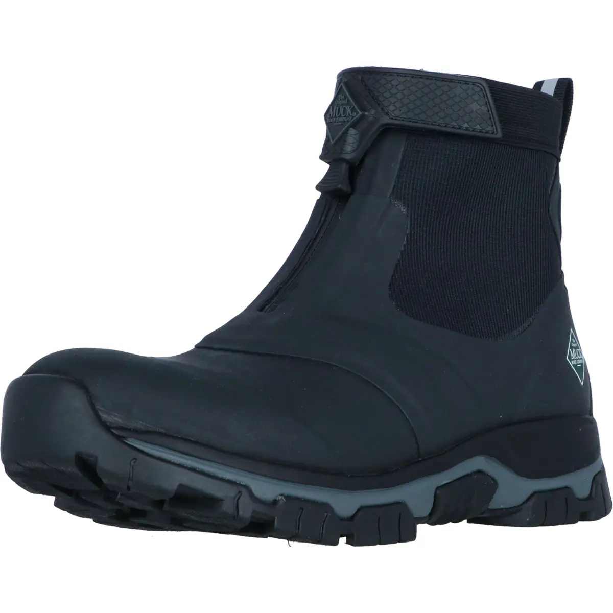 Muck Boot Stalschoenen Apex Zip Ankle Heren Zwart/Grijs 1