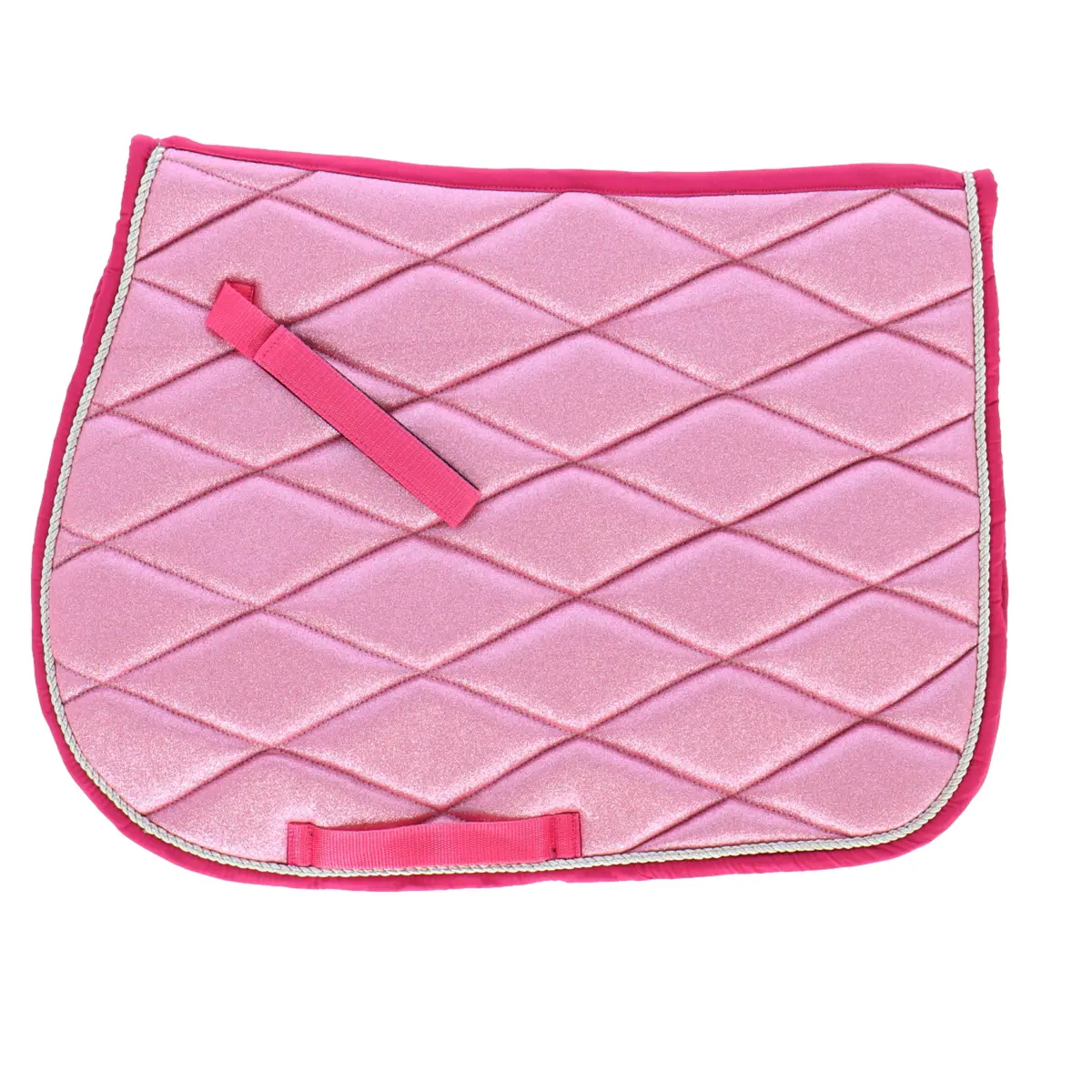 Hb Harry & Hector Zadeldekje Sparkling Glitter Roze 1