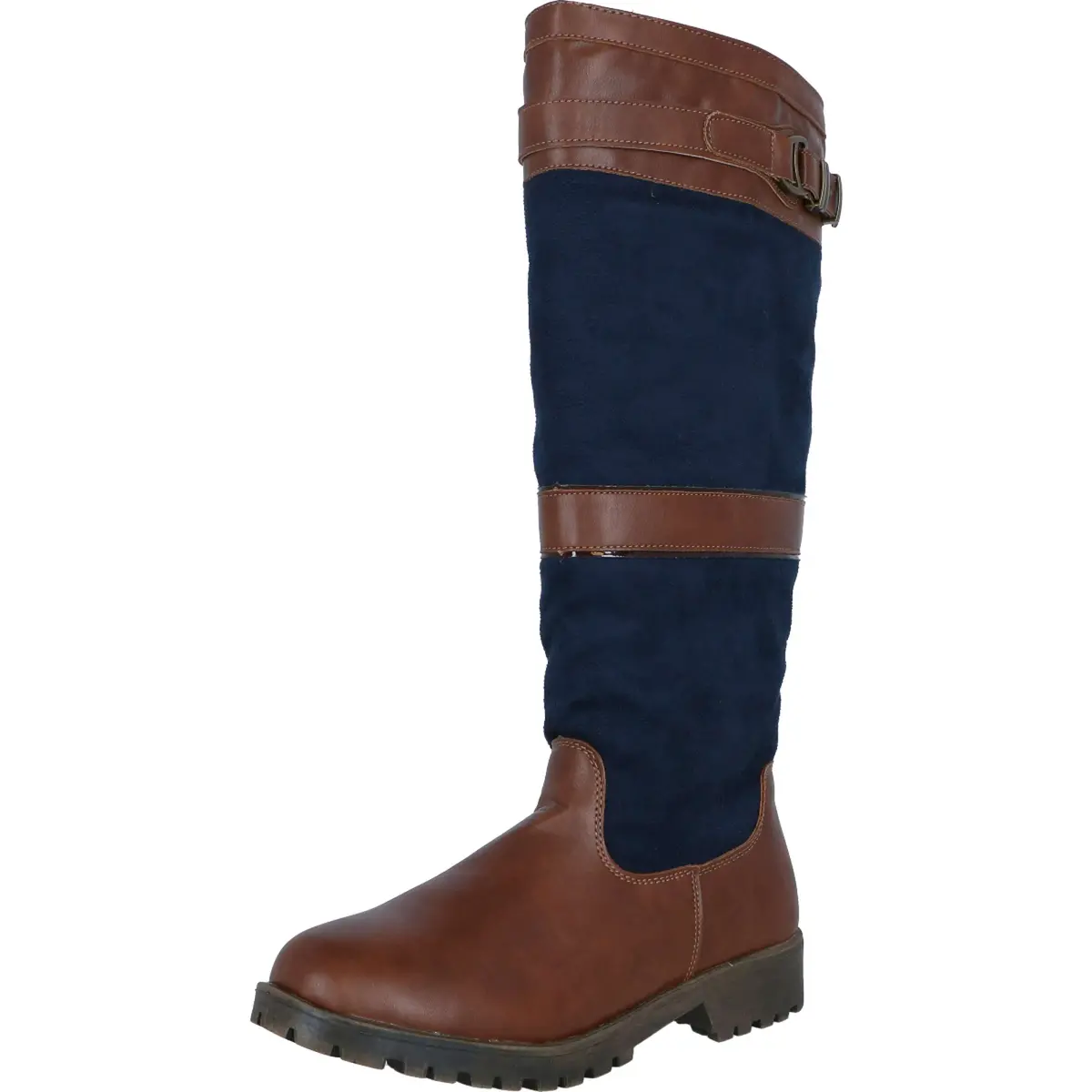 Hkm Winterlaarzen Meghan Donkerblauw/Bruin 1