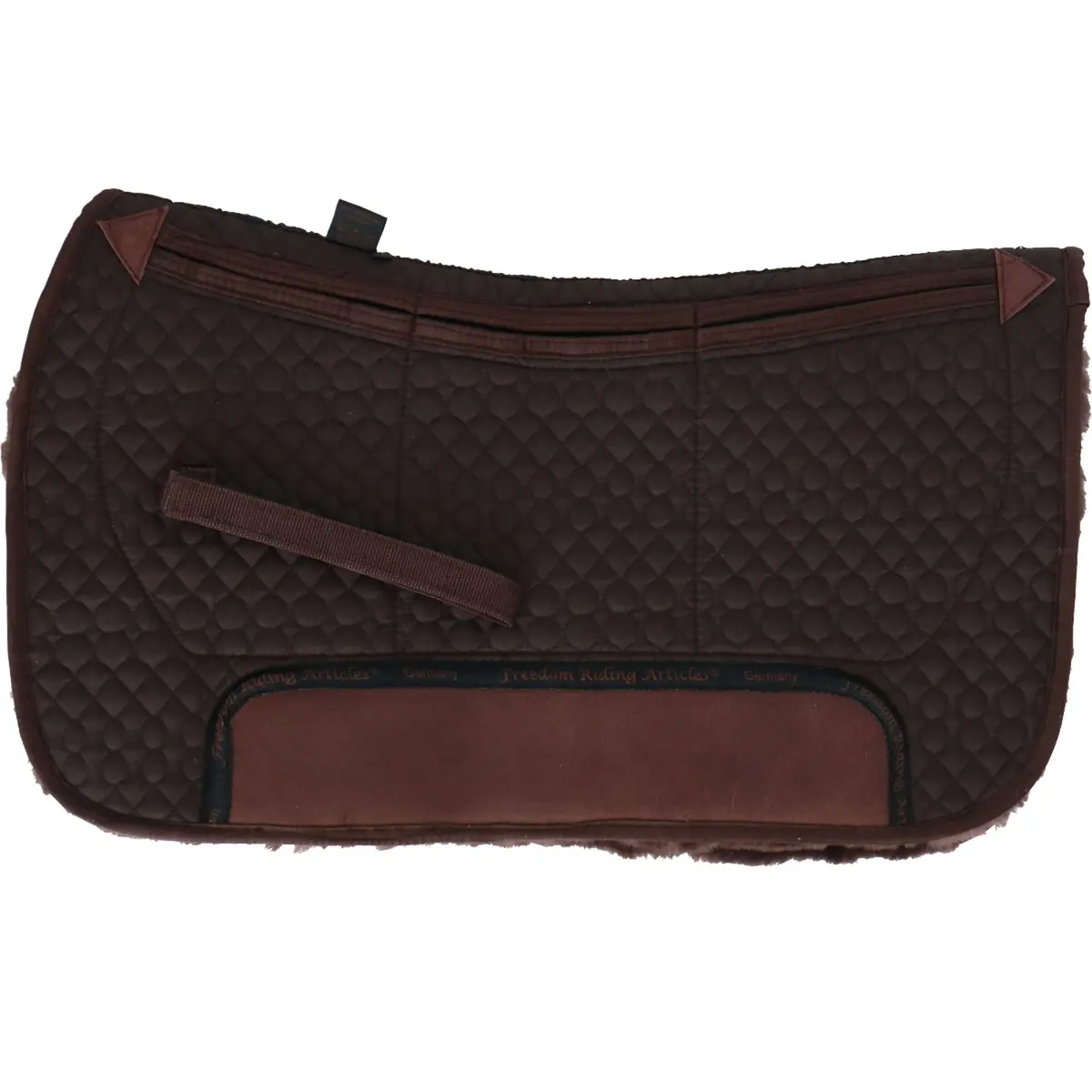F.R.A. Westernpad De Luxe Extra Volbont 3Vaks Met Inlagen Bruin 1