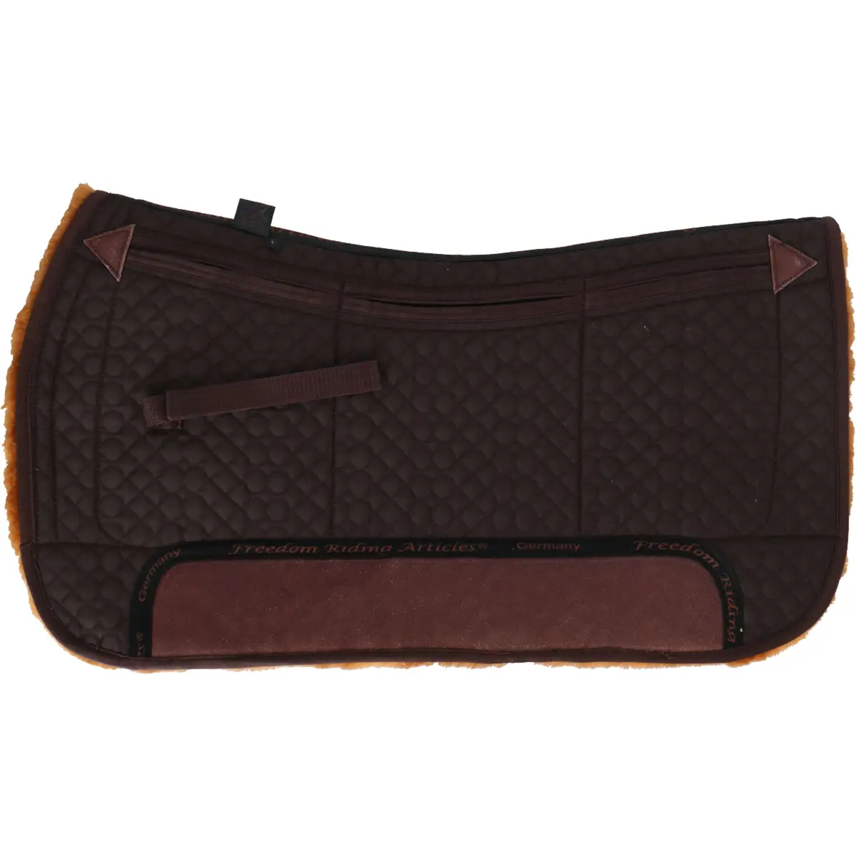 F.R.A. Westernpad De Luxe Extra Volbont 3Vaks Met Inlagen Bruin/Cappuccino 1