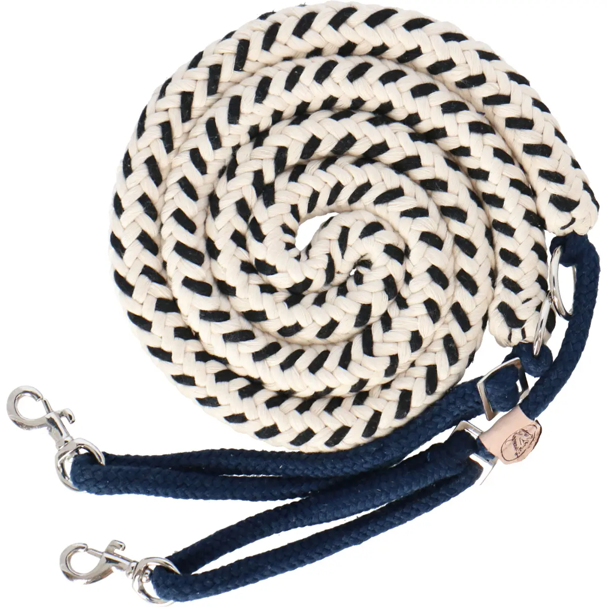 F.R.A. Longeerhulp Peli Naturel/Zwart/Blauw 1