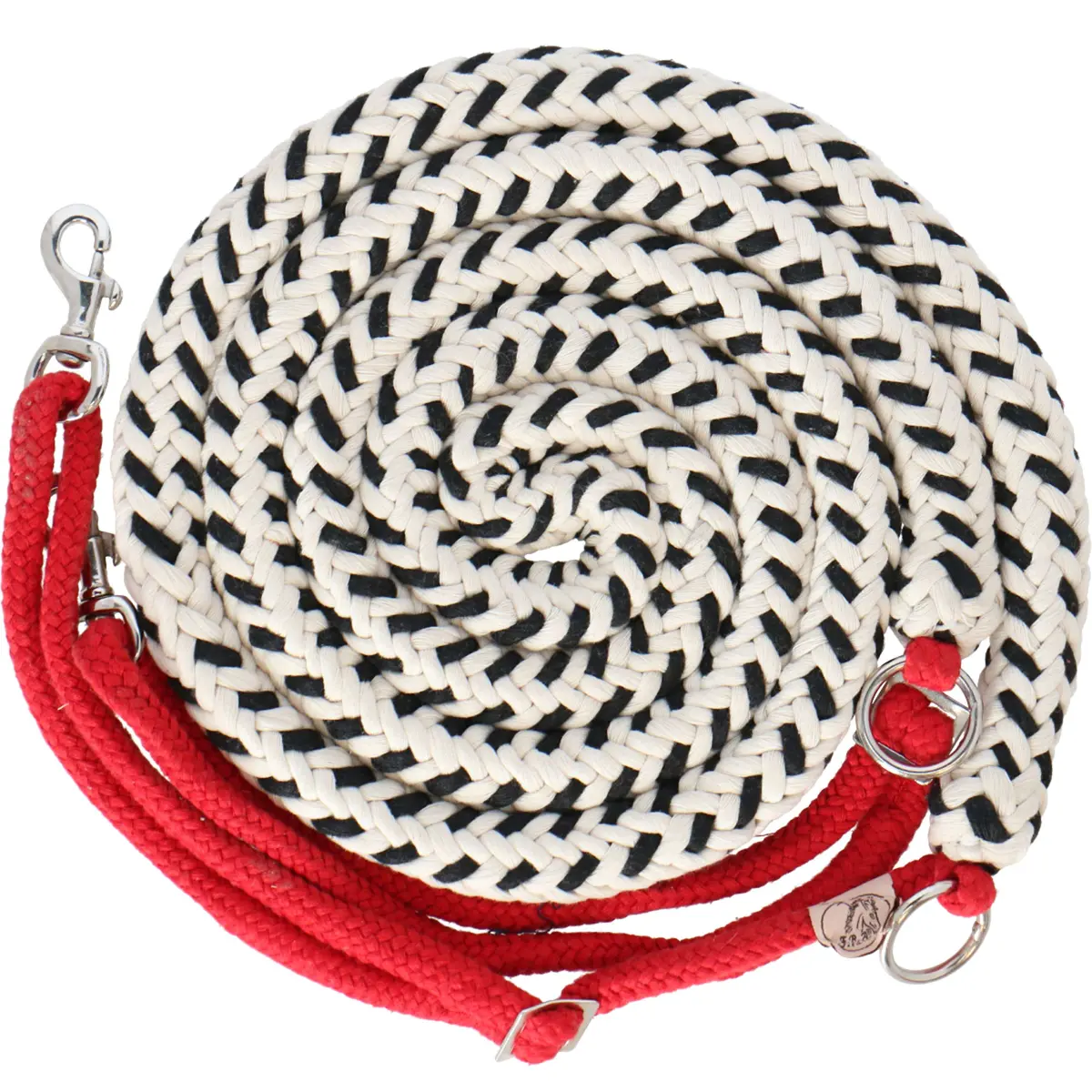 F.R.A. Longeerhulp Peli Naturel/Zwart/Rood 1