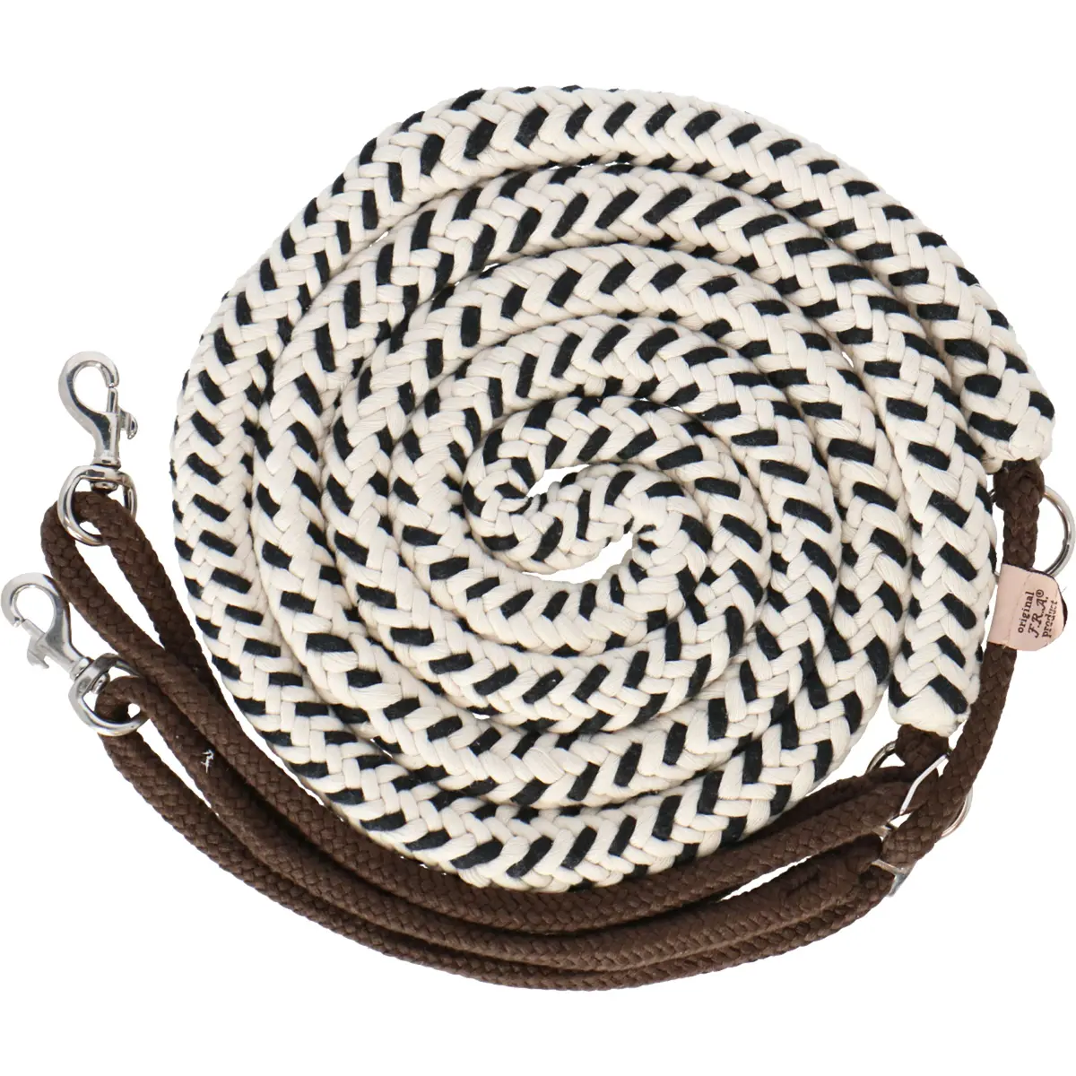 F.R.A. Longeerhulp Peli Naturel/Zwart/Bruin 1