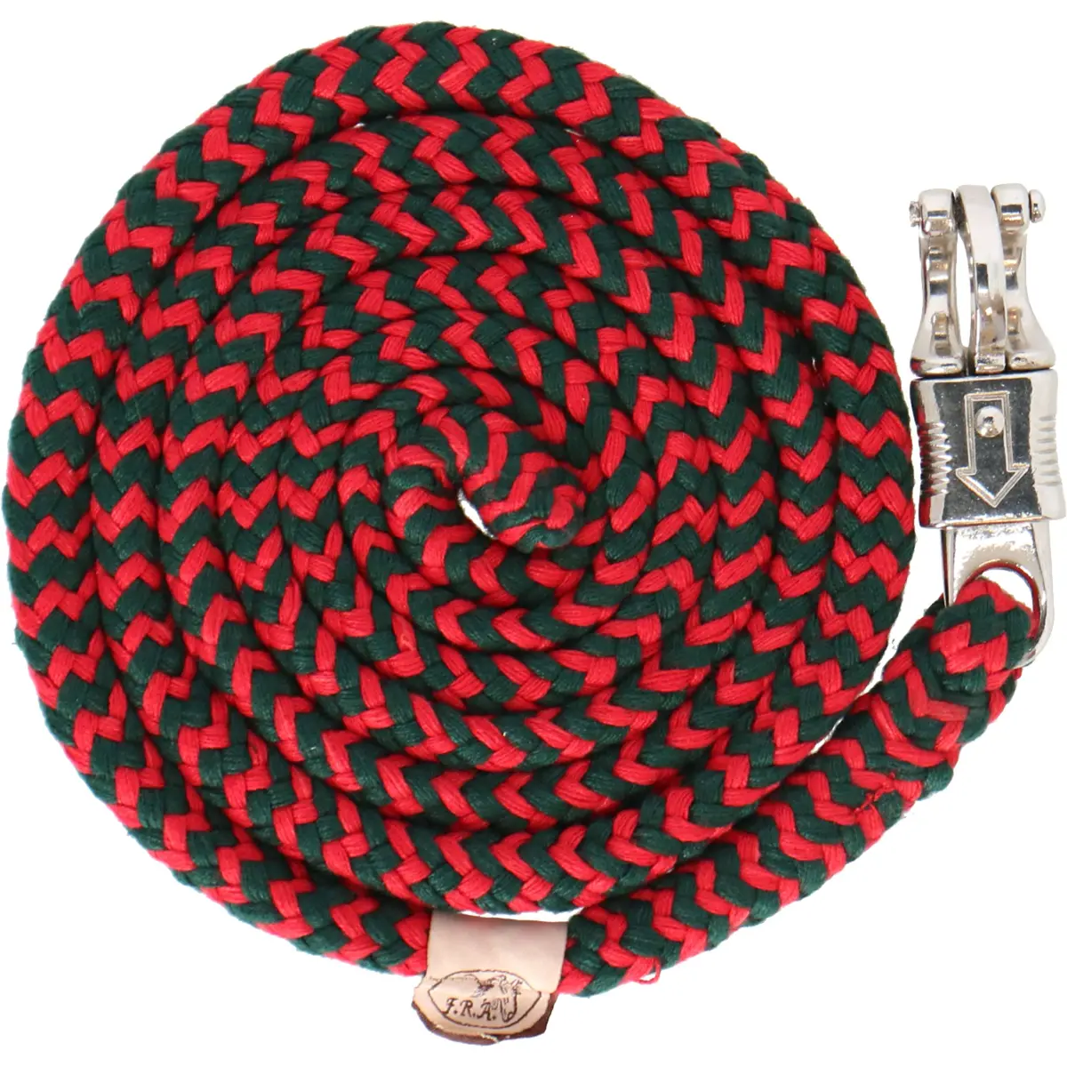 F.R.A. Halstertouw Svendy Ruchi Collection Groen/Rood 1