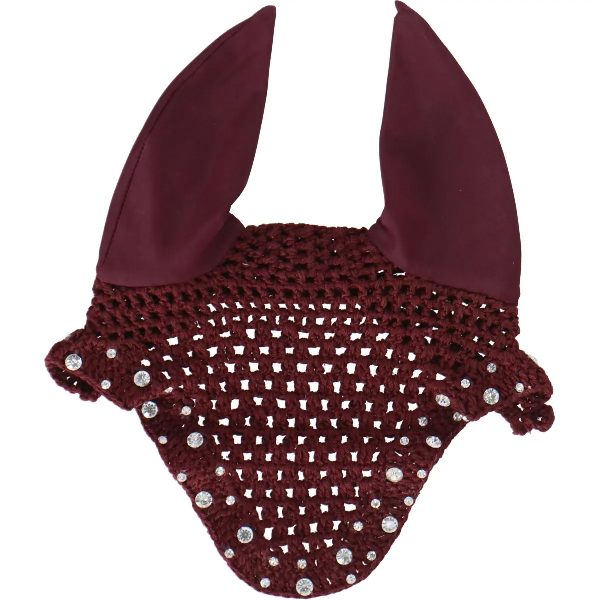 Hb Oornetje Met Trydac Swarovski Steentjes Burgundy 1