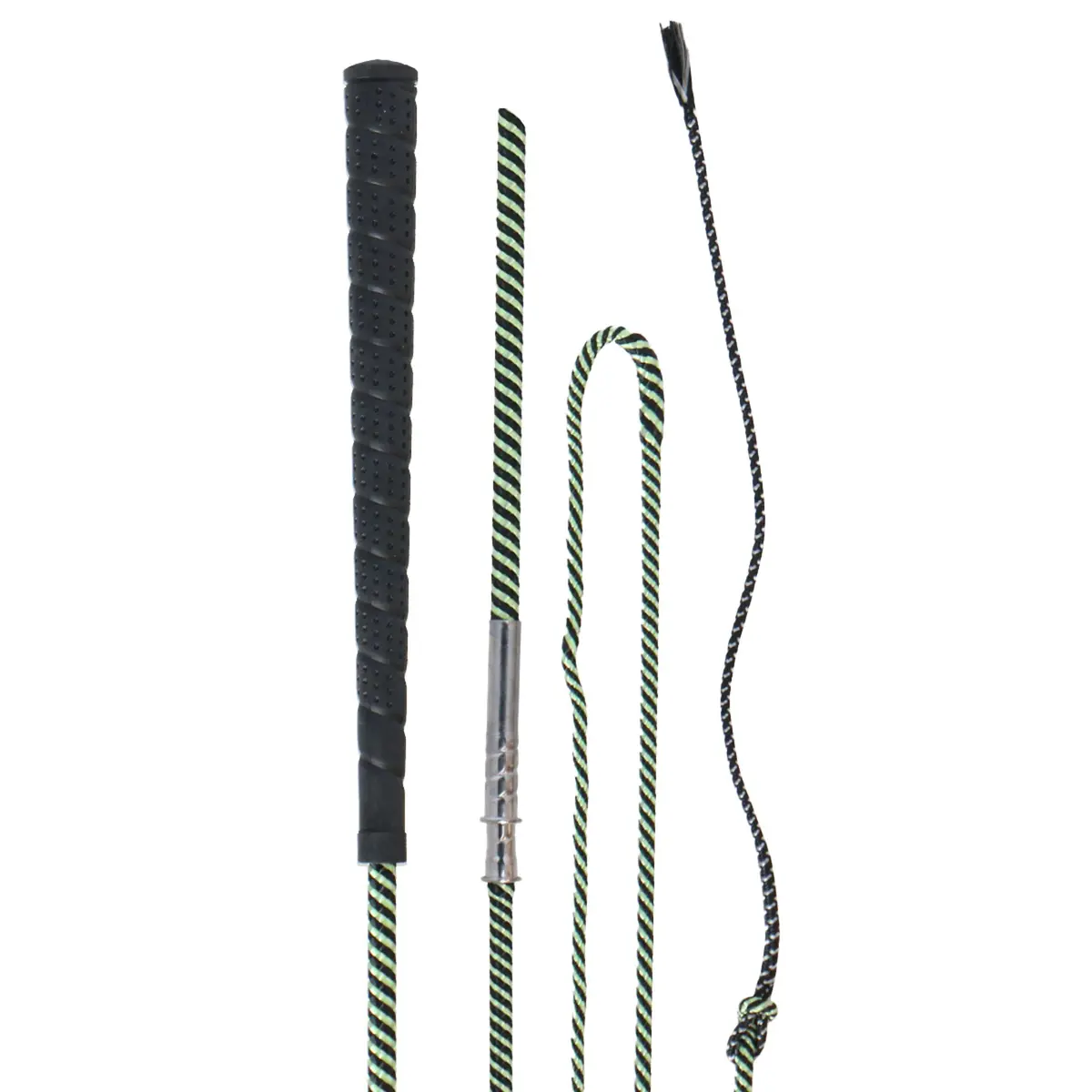 Harry's Horse Longeerzweep Deelbaar Zwart/Groen 1