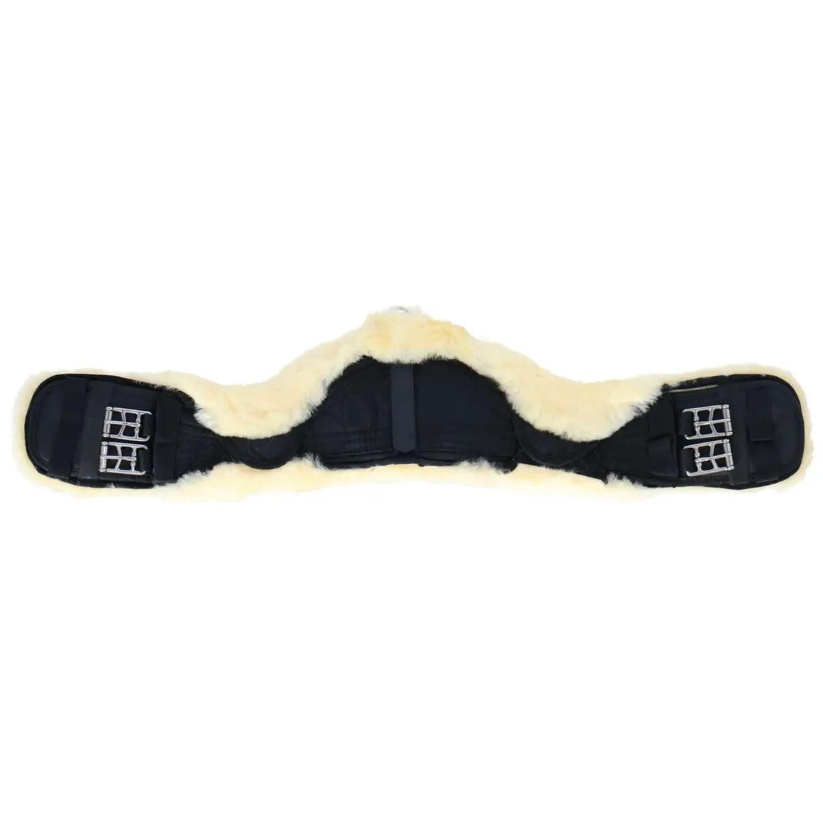 Hkm Singel Lamsvel Zwart/Naturel 1
