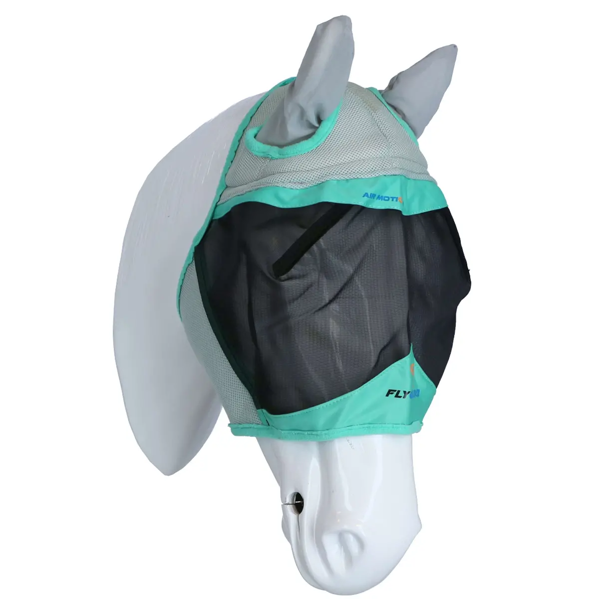 Shires Vliegenmasker Air Motion Met Oren Aqua 1