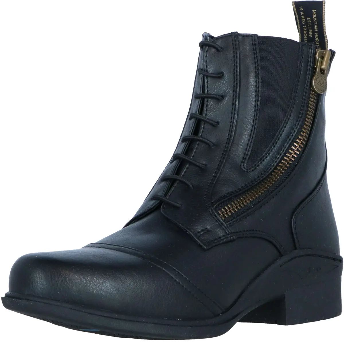 Mountain Horse Jodhpurs Veganza Side Zip Paddock Zwart 1