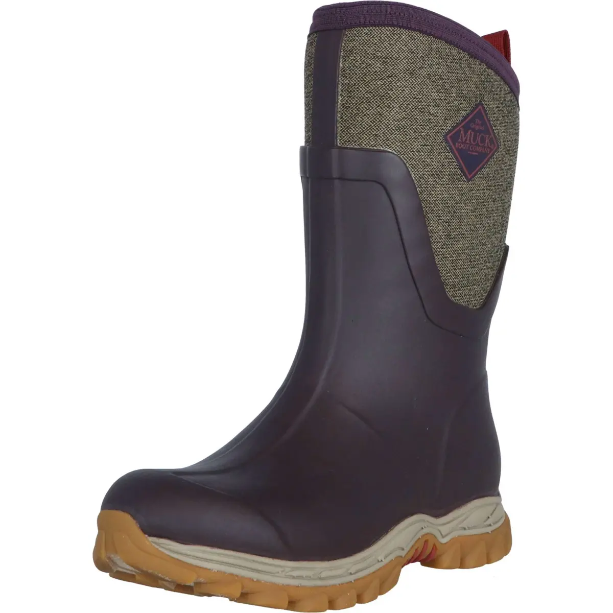 Muck Boot Arctic Sport Ii Mid Dames Bordeaux/Tweed 1