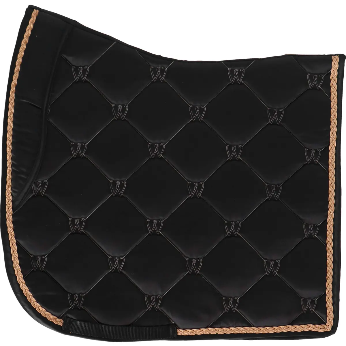 Waldhausen Zadeldekje Valencia Dressuur Zwart/Rosegold 1