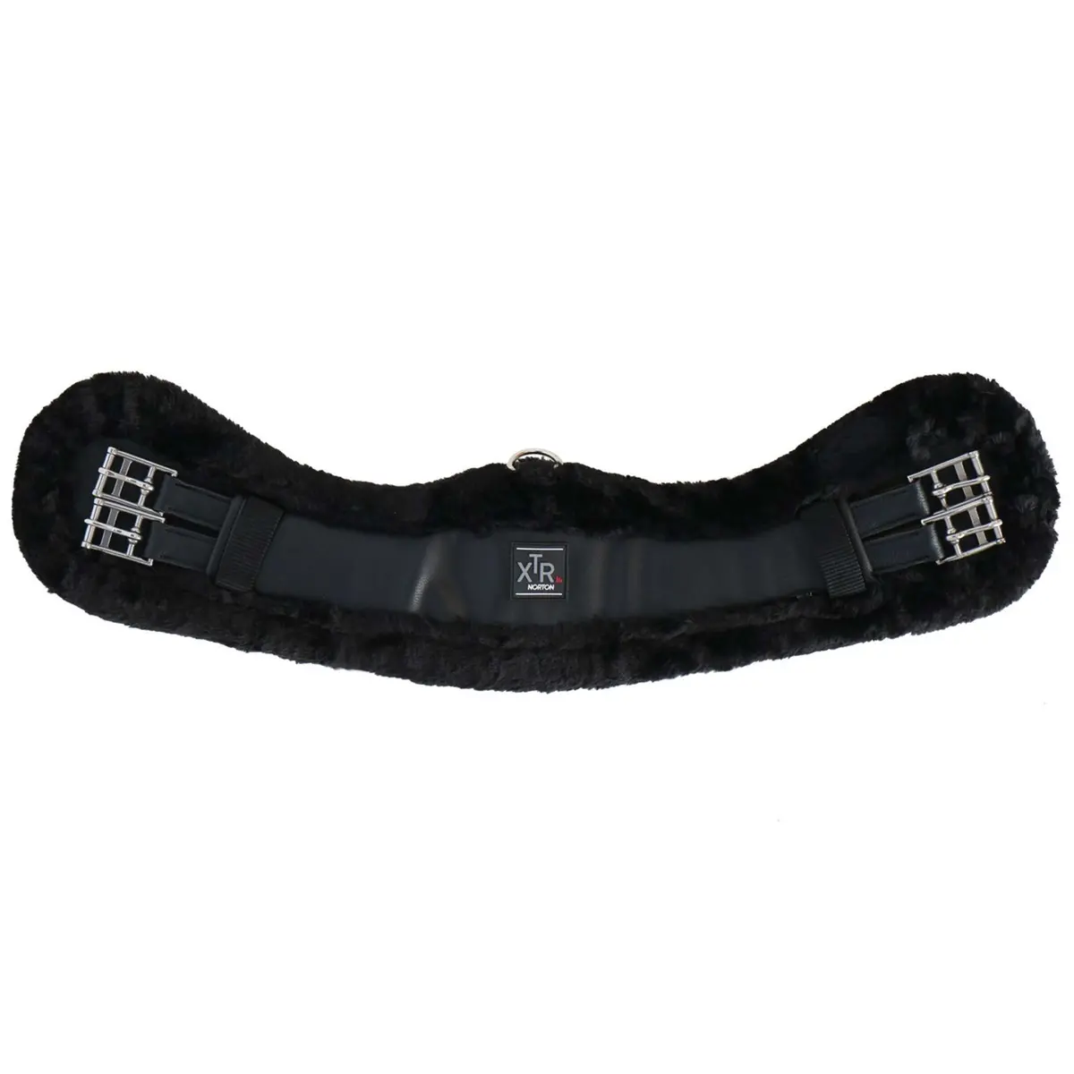 Norton Dressuursingel Xtr Synthetisch Schapenvacht Zwart 1