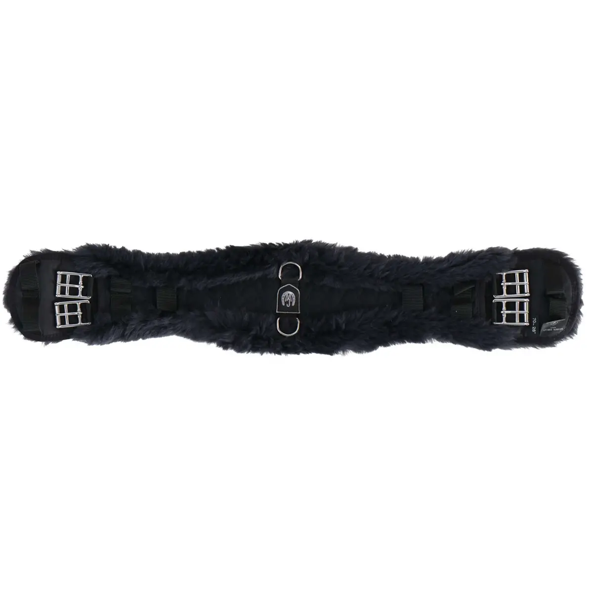Werner Christ Dressuursingel Anatomic Met Bont Zwart/Antraciet 1