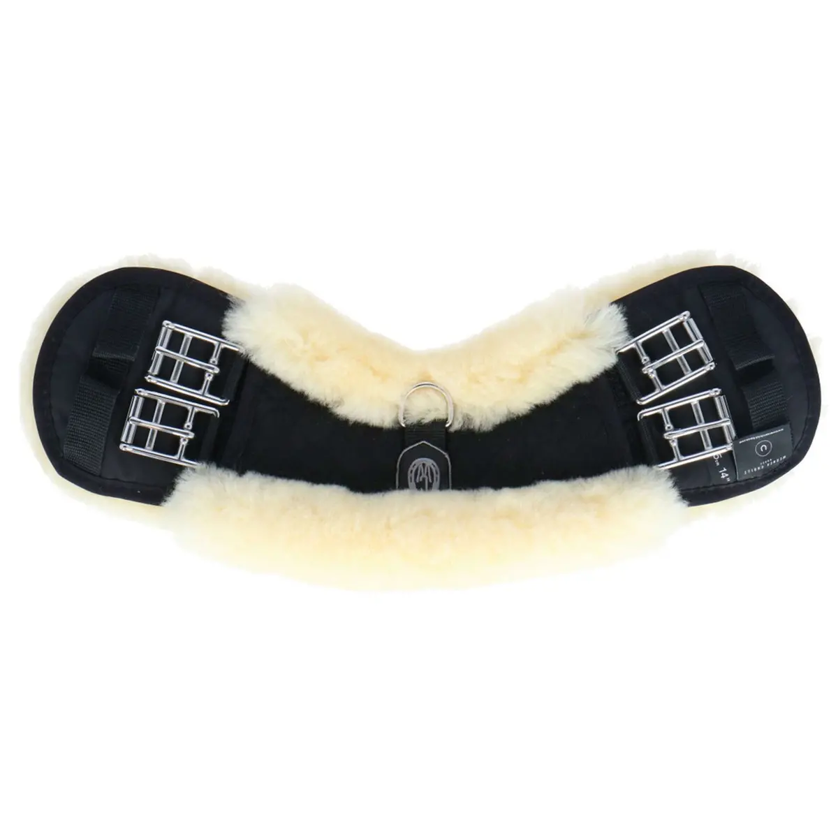 Werner Christ Banaansingel Sheepskin Anatomisch Zwart/Naturel 1