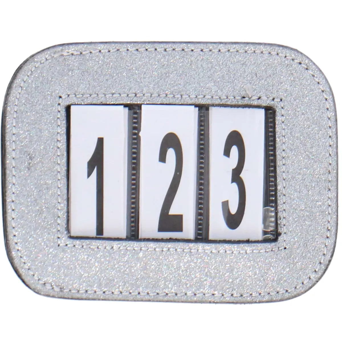 Hb Startnummer Glitter Zwart/Grijs 1