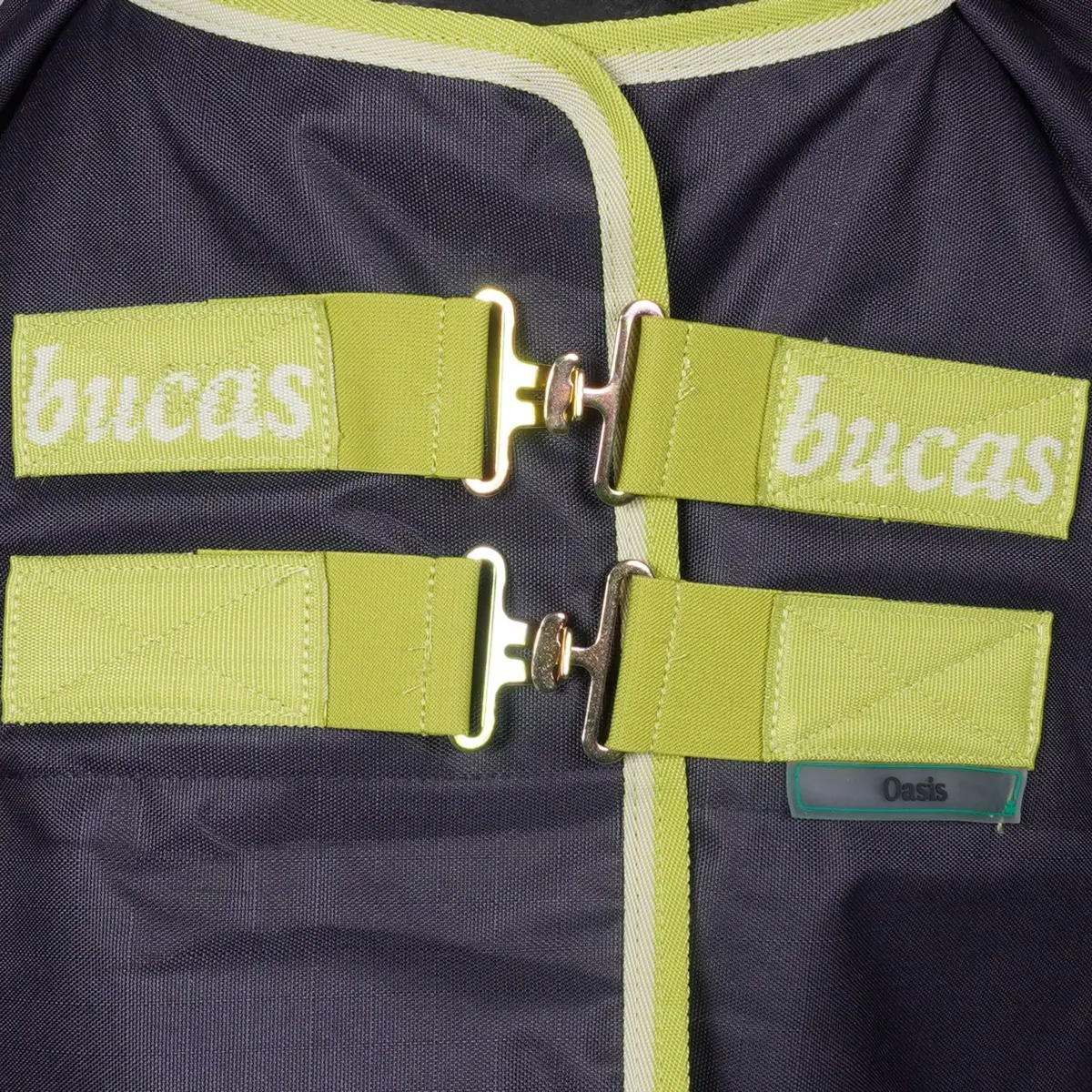 Bucas Oasis Turnout Neck 200G Dark Grey/Lime 4