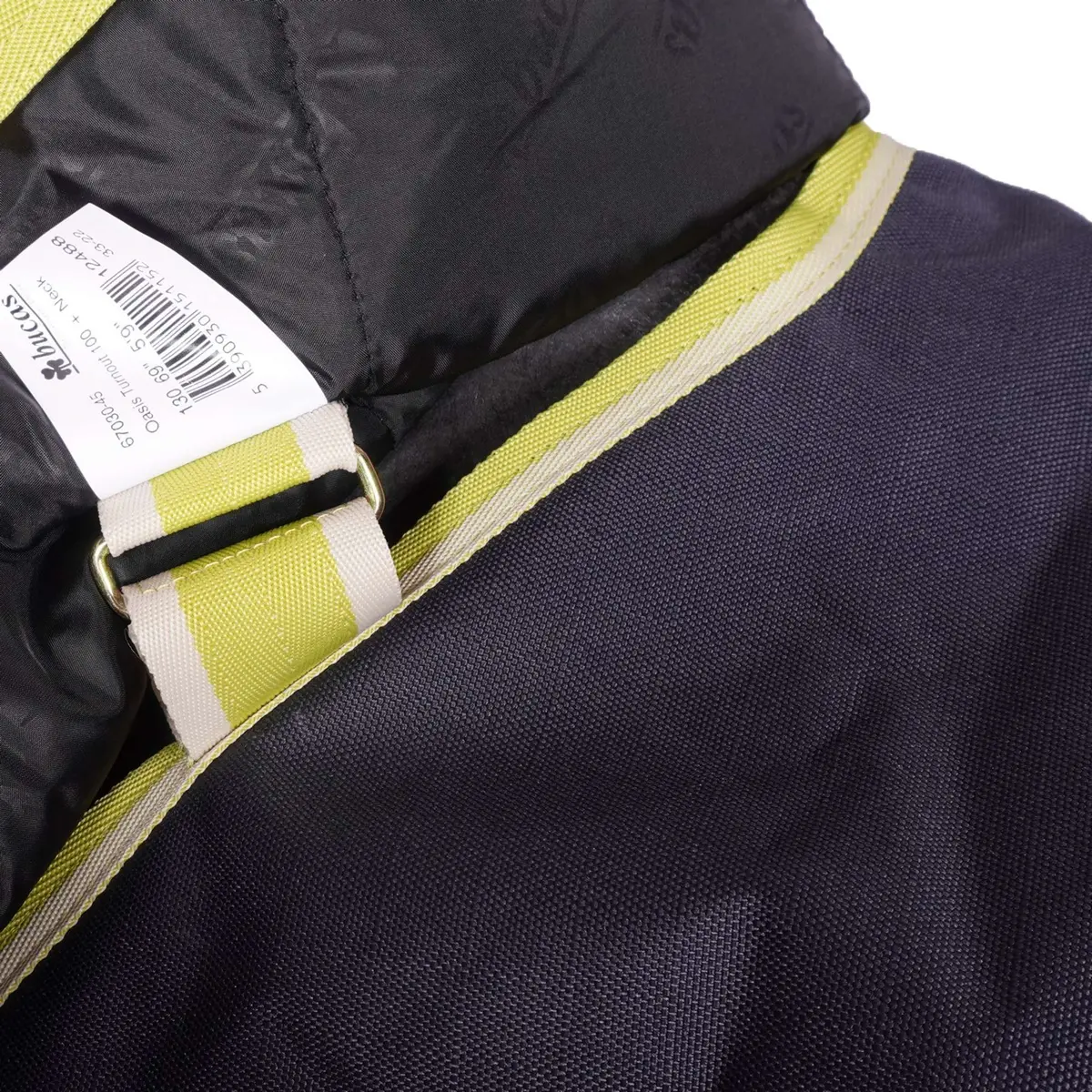 Bucas Oasis Turnout Neck 200G Dark Grey/Lime 7