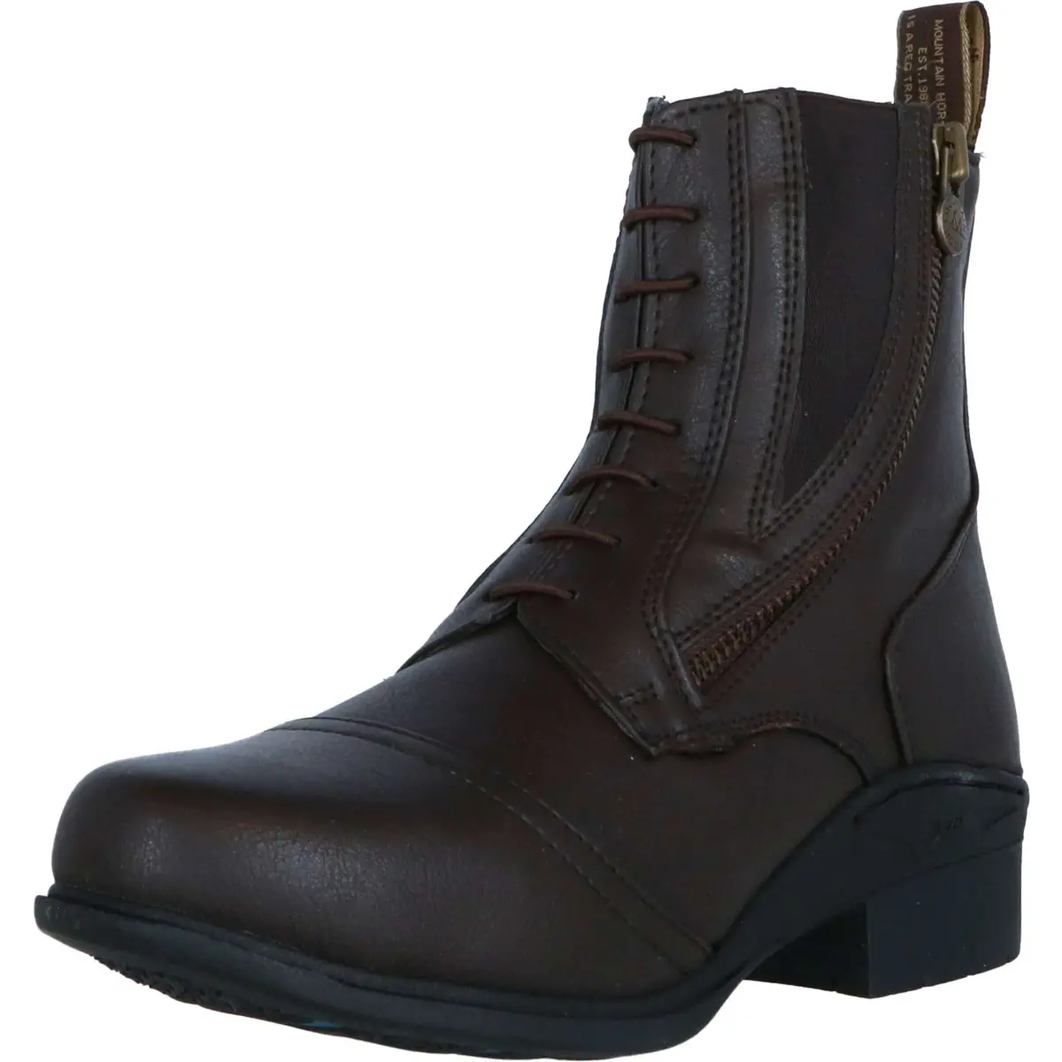 Mountain Horse Jodhpurs Veganza Side Zip Paddock Bruin 1