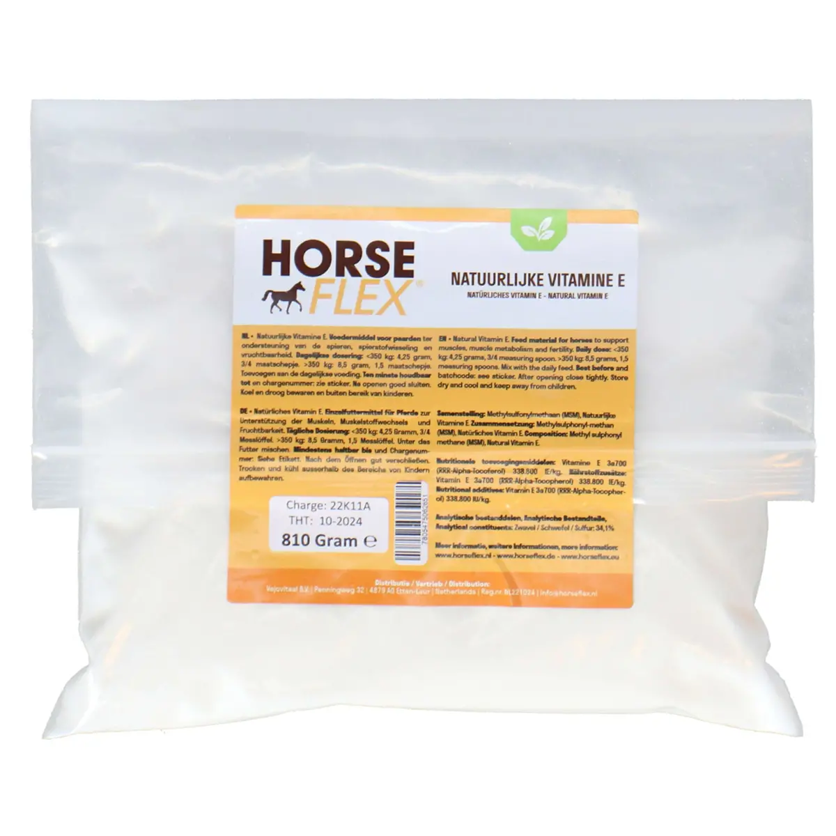 Horseflex Natuurlijke Vitamine E Navul 1