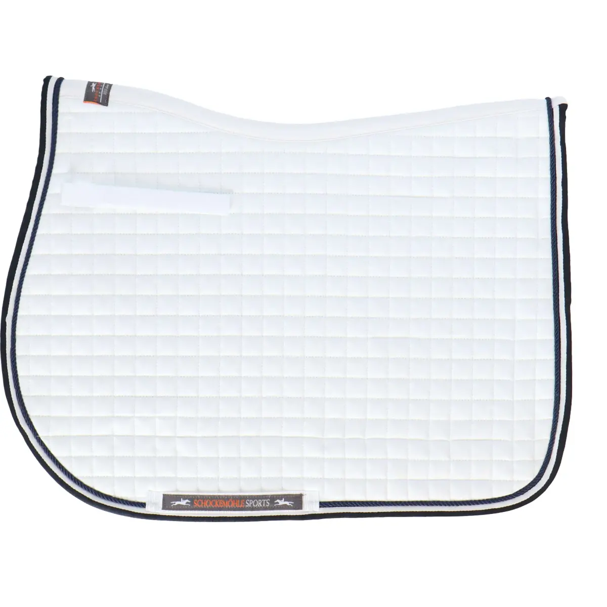 Schockemöhle Zadeldekje Neo Star Springen Wit/Navy 1