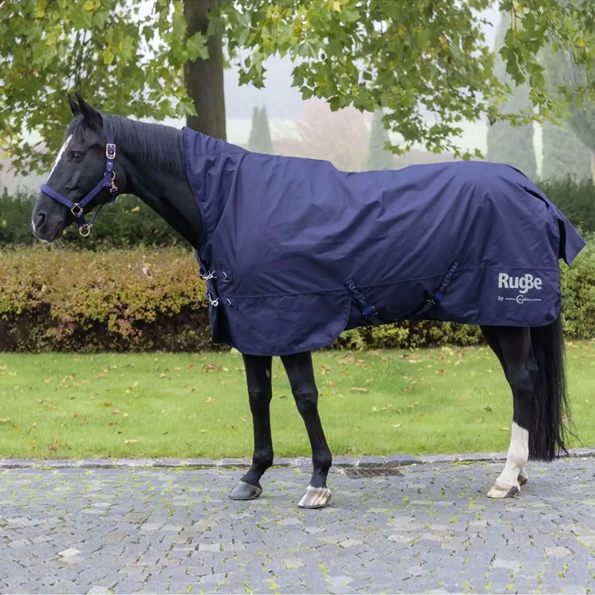 Rugbe By Covalliero Outdoordeken High Neck 0G Dark Navy 1