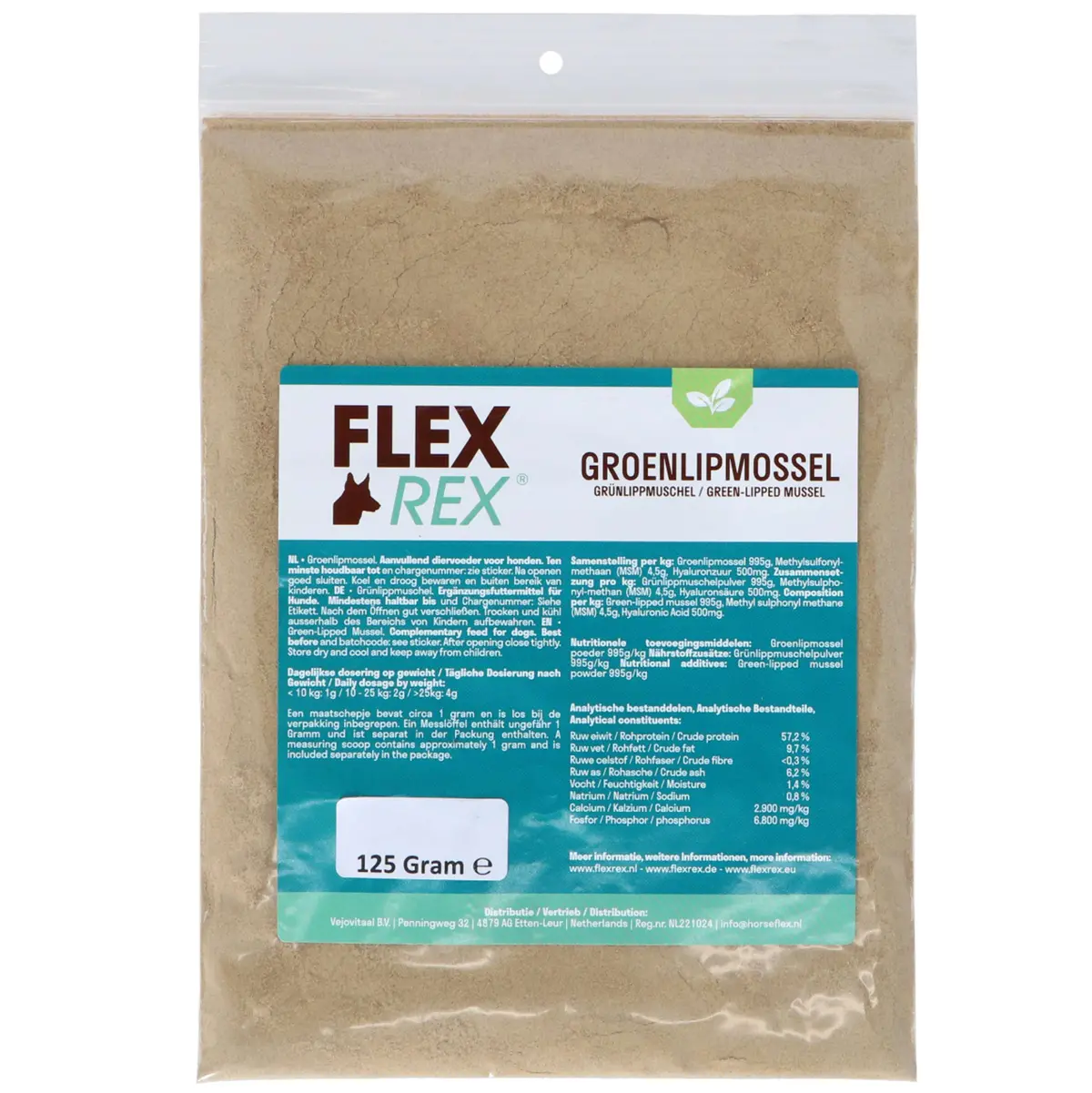 Flexrex Groenlipmossel Poeder Navul 1
