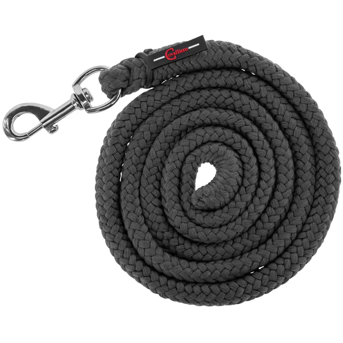 Covalliero Halstertouw Classicsoft Met Musketonhaak Stone 1