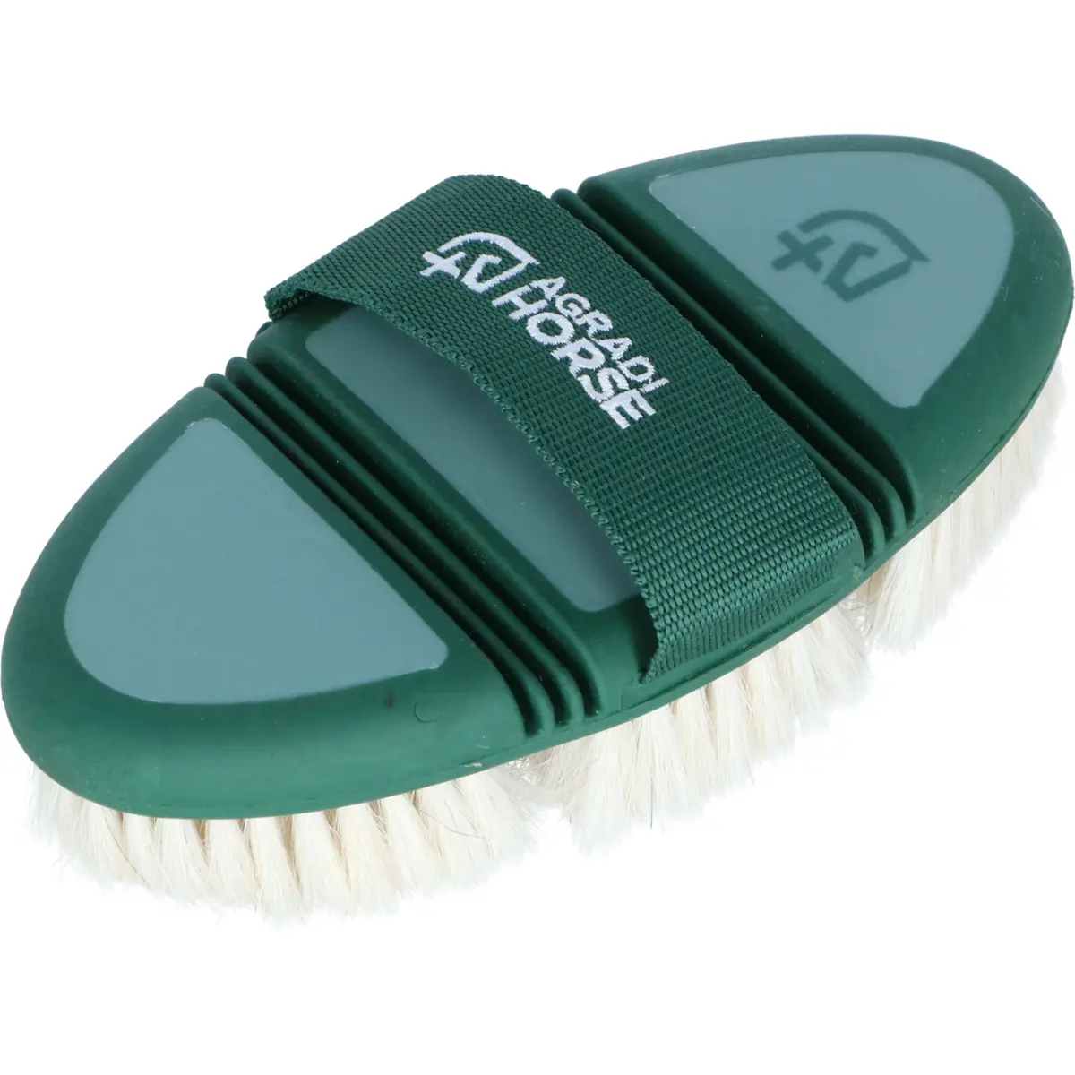 Agradi Horse Glansborstel Flex Geitenhaar Fir Green 1
