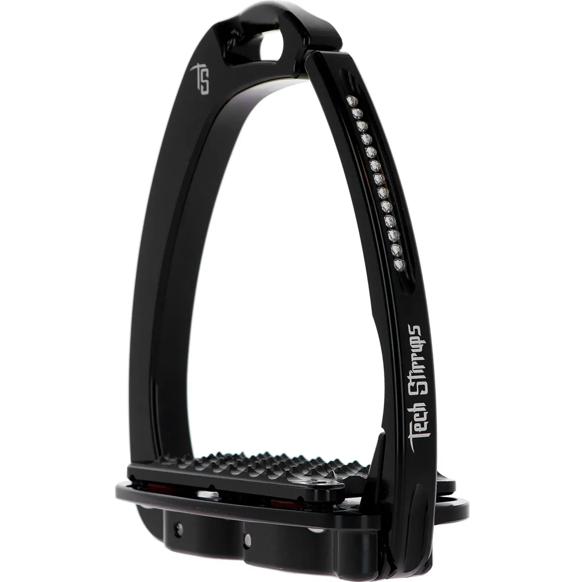 Tech Stirrups Stijgbeugels Venice Plus Swarovski Dressuur Zwart/Zwart 1