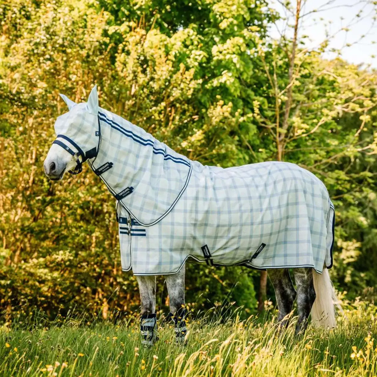 Horseware Vliegendeken Newmarket Plus Witney Navy 1