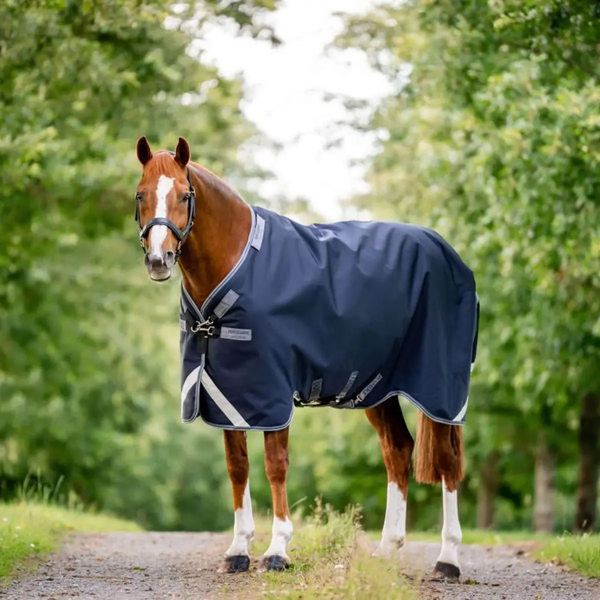 Rambo Turnout 1680D 50G Navy/Thunderstorm Grey/Silver 1