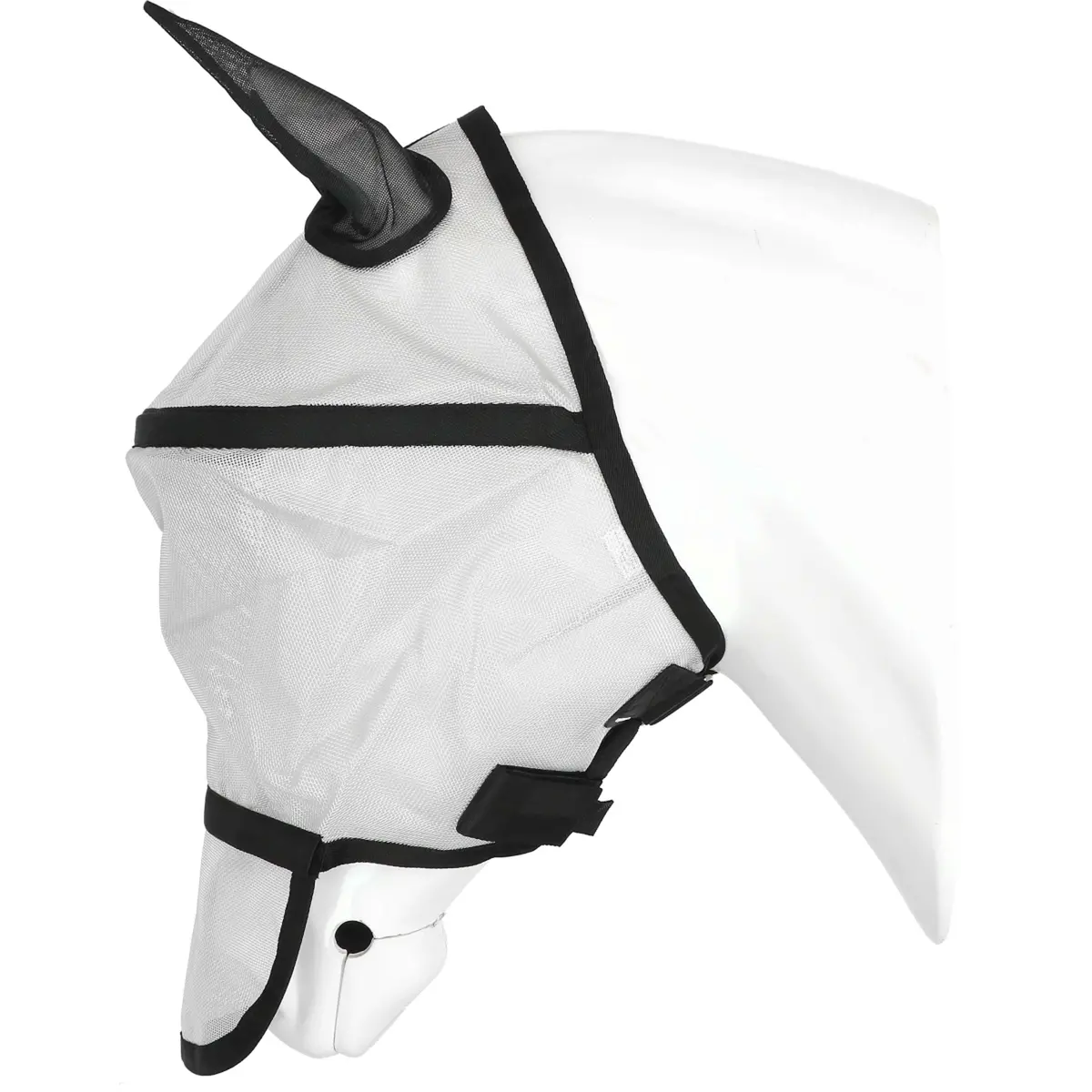 Equithème Vliegenmasker Protec Met Uv-Bescherming Zilver 3