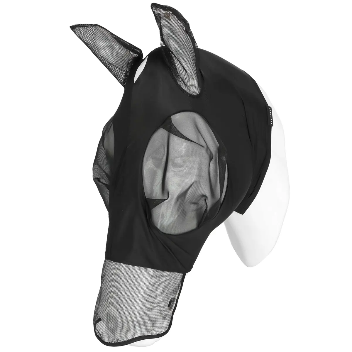 Equithème Vliegenmasker Hood Met Uv-Bescherming Zwart 1