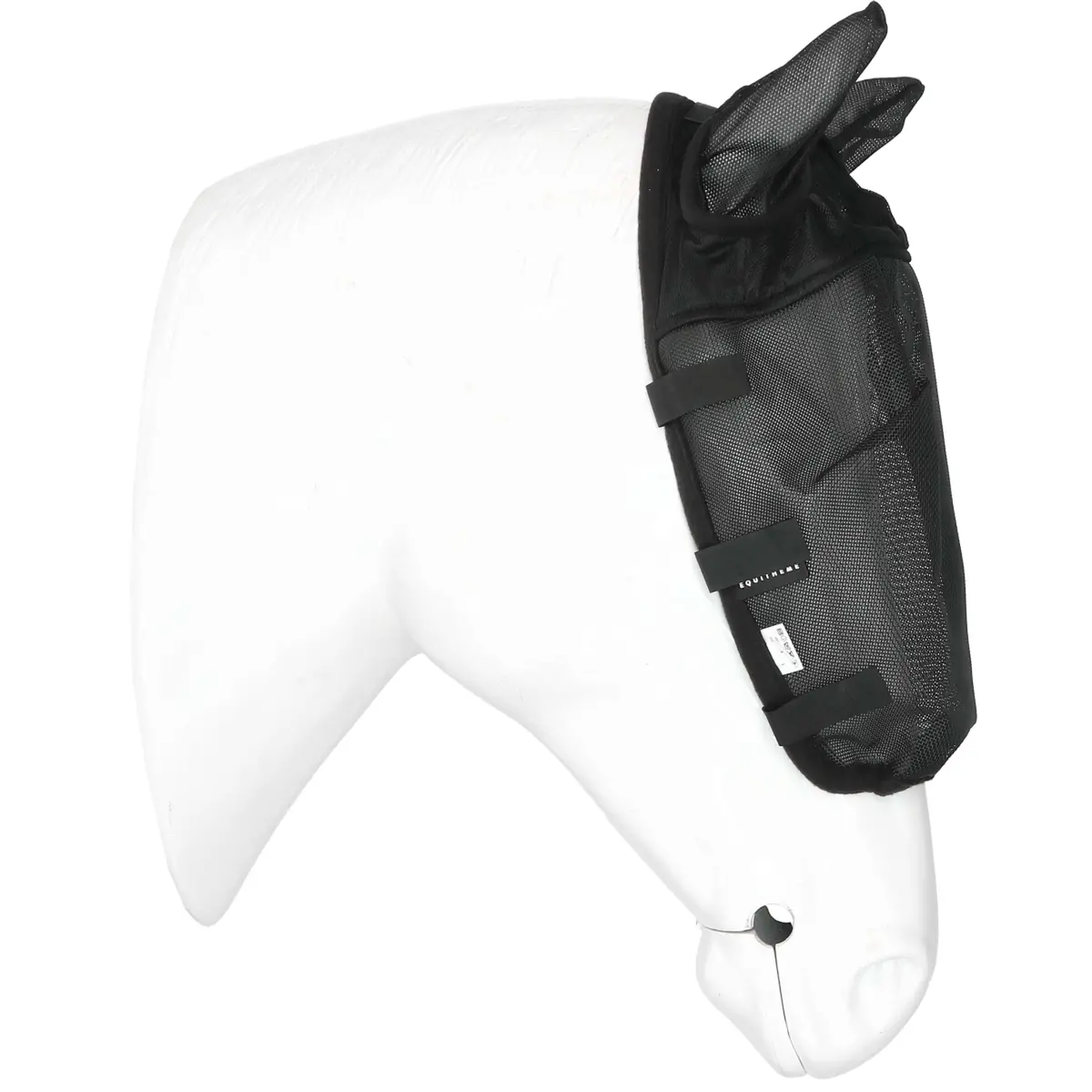 Equithème Vliegenmasker Halster Met Uv-Bescherming Zwart 3